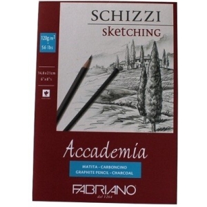 Fabriano Accademia Drawing Pad - 120GSM A5 - 6X8.25" (50 Sheets)