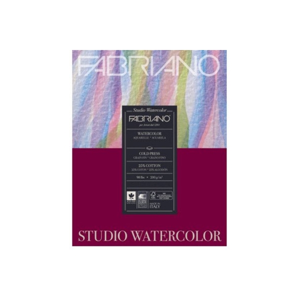 Fabriano Studio Watercolour Paper - 200GSM - 7X9.5" (20Sheets)