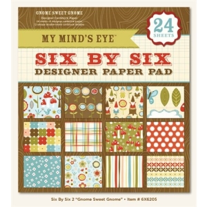 My Minds Eye - Gnome Sweet Gnome - 6x6 Paperpack