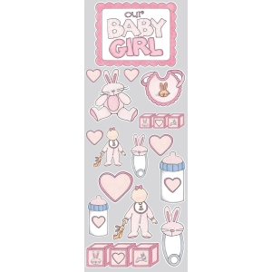 My Mind's Eye "Our Baby Girl" Stickers