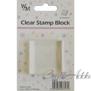 Clear Acrylic Block - Small