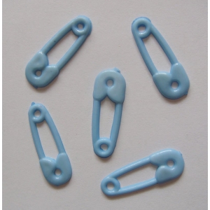 Baby Plastic Clips - Baby Blue