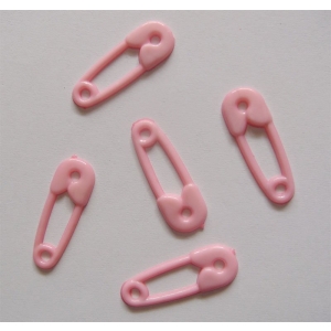 Baby Plastic Clips - Baby Pink