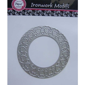 Ironwork Motifs - Heart Doily Die - Circle