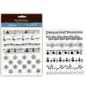 Recollections Clear Stamps - Christmas Borders