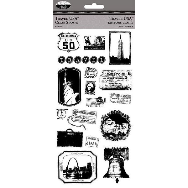 Travel USA Clear Stamp