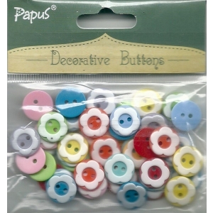 Decorative button pack - Small (Mix colors)