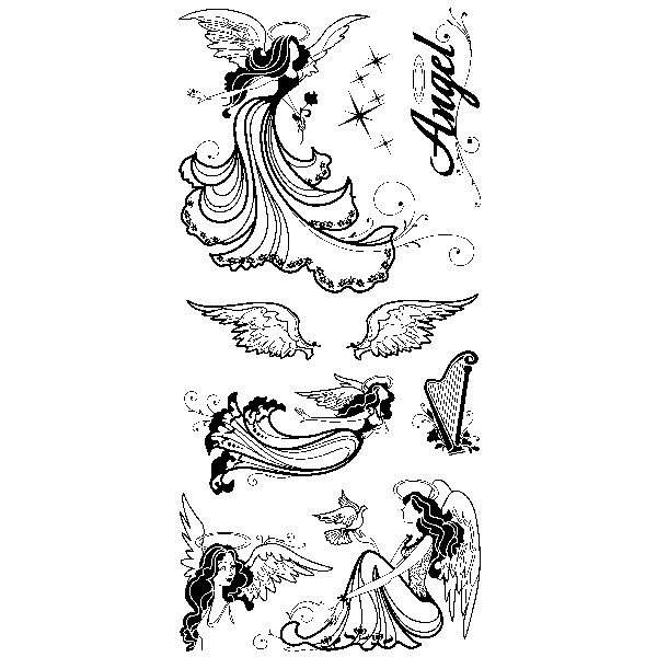 Inkadinkado Angel Clear Stamps