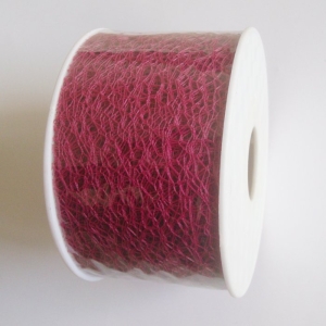 Mesh Ribbon Large - Dark Pink