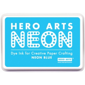 Hero Arts Neon Ink Pads - Neon Blue