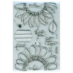 Stampendous Clear Stamp - Sunny Flowers