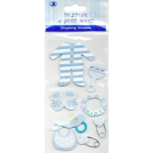 Baby Stickers - Blue