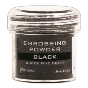 Ranger Embossing Powder - Black (Super Fine Detail)