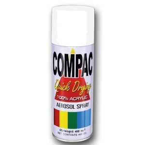 Compac Acrylic Lacquer Spray - White