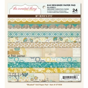 My Mind's Eye - The Sweetest Thing Collection - BlueBell - 6X6 Paperpack