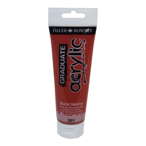 Daler Rowney Graduate Acrylics Tube - Burnt Sienna