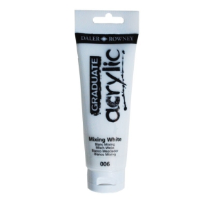 Daler Rowney Graduate Acrylics Tube - Mixing White