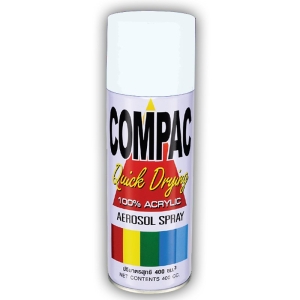 Compac Acrylic Lacquer Spray - Flat White