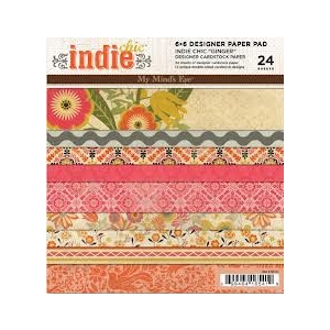 My Minds Eye - Indie Chic Collection - Ginger - 6x6 Paperpack