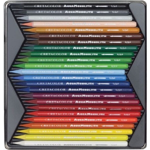 Cretacolor Aqua Monolith Color Pencils (Set of 24)