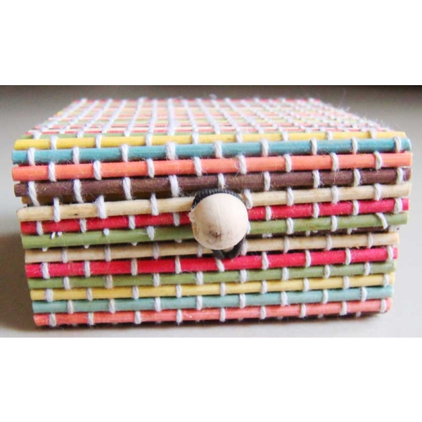 Wooden Box - Rainbow colored