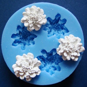 Wavy Flower Silicone Clay Mould