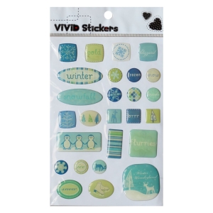 Vivid Stickers - Winter