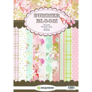 Assorted A4 Paper Pack - Summer Bloom (Set of 30 sheets)