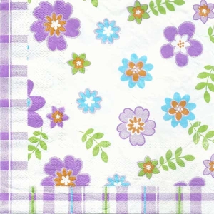 A pack of 12 by 12 inch Decoupage Napkins(5 pcs) - Floral Design 10