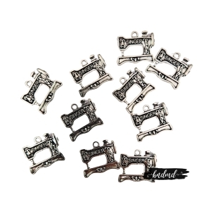 Metal Charms - Sewing Machine (Pack of 10)