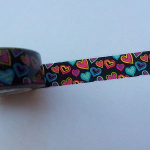 Hearts - Colorful - Decorative Tape