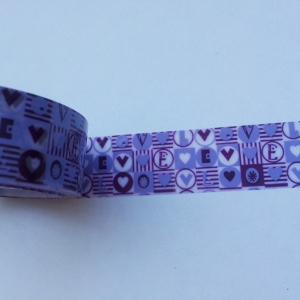 Hearts - Purple - Decorative Tape