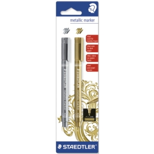 Staedtler Metallic Marker - Gold & Silver