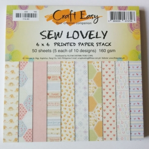 6x6 Paper Pack - Sew Lovely (Set of 50 sheets)