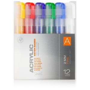 Montana Acrylic Fine Marker (2mm) Set-A