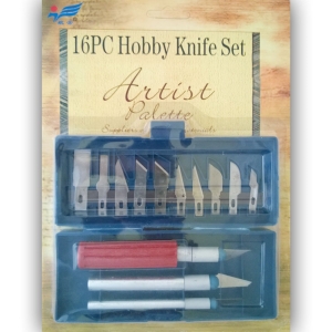 16Pc Hobby Knife Set