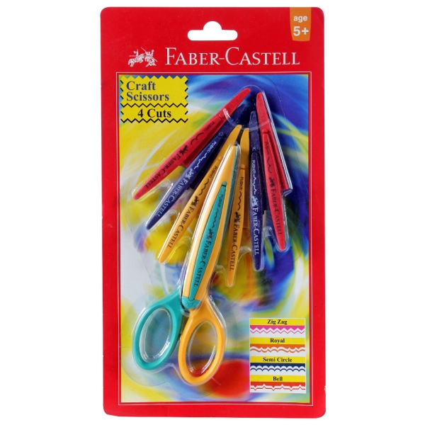 Faber Castell Craft Scissor (Pack of 4)