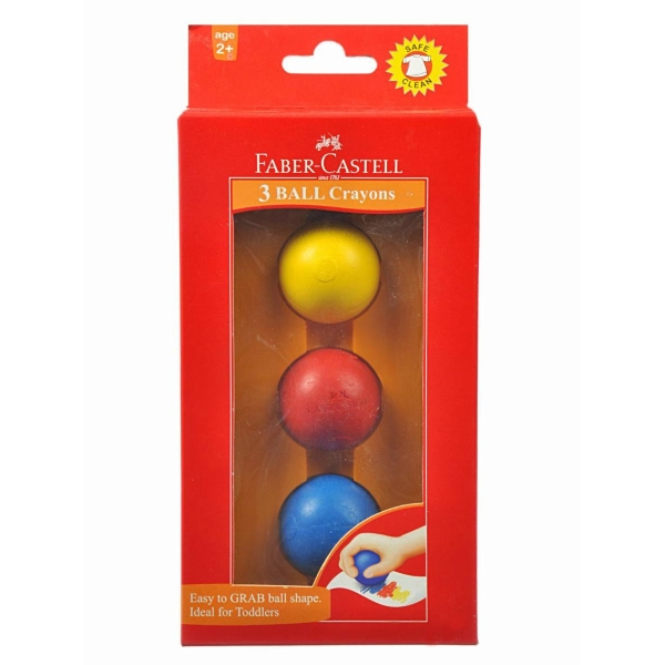 Faber Castell Ball Crayons (Pack of 3)