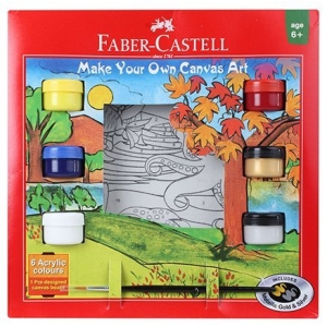 Faber Castell Make your Own Canvas Art - Aqua