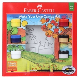 Faber Castell Make your Own Canvas Art - Country House