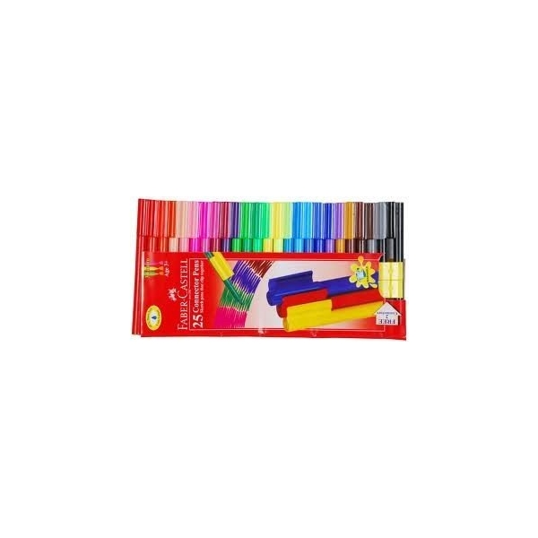 Faber Castell Assorted Connector Pens (Pack of 25)