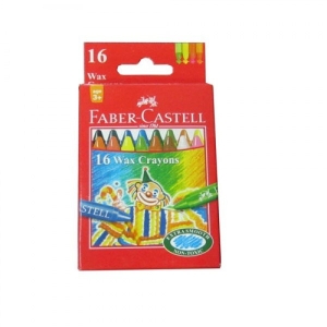 Faber Castell Extra Long Wax Crayons (Pack of 16)