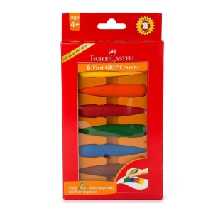 Faber Castell First Grip Crayons (Pack of 6)