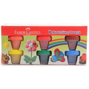 Faber Castell Modelling Dough - Pack of 6