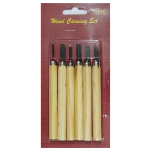 Wood Carving Set (6 pcs)