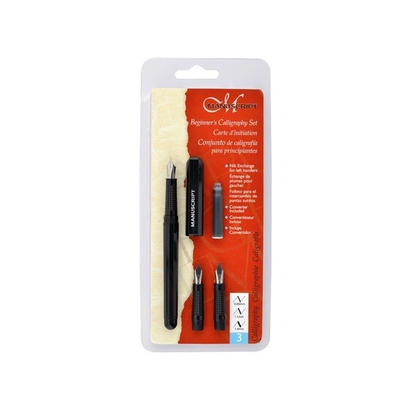 Manuscript Beginner's Calligraphy Fountain Pen Set