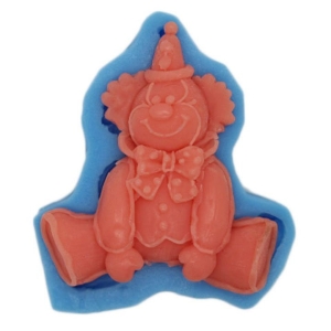 Designer Clown Silicone Soap Mould