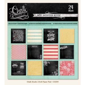 My Minds Eye - Chalk Studio 2 - 6X6 Paperpack