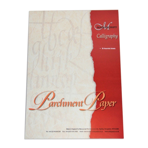 Manuscript Calligraphy Parchment Paper Pad