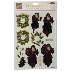 DoCrafts A4 Victoriana Decoupage Pack - Old Saint Nicholas